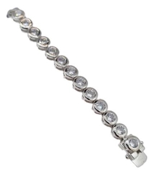 4mm, TENNIS B'L, BEZEL, 18cm